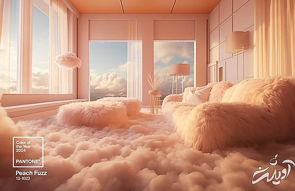 هلویی مخملی رنگ سال 2024